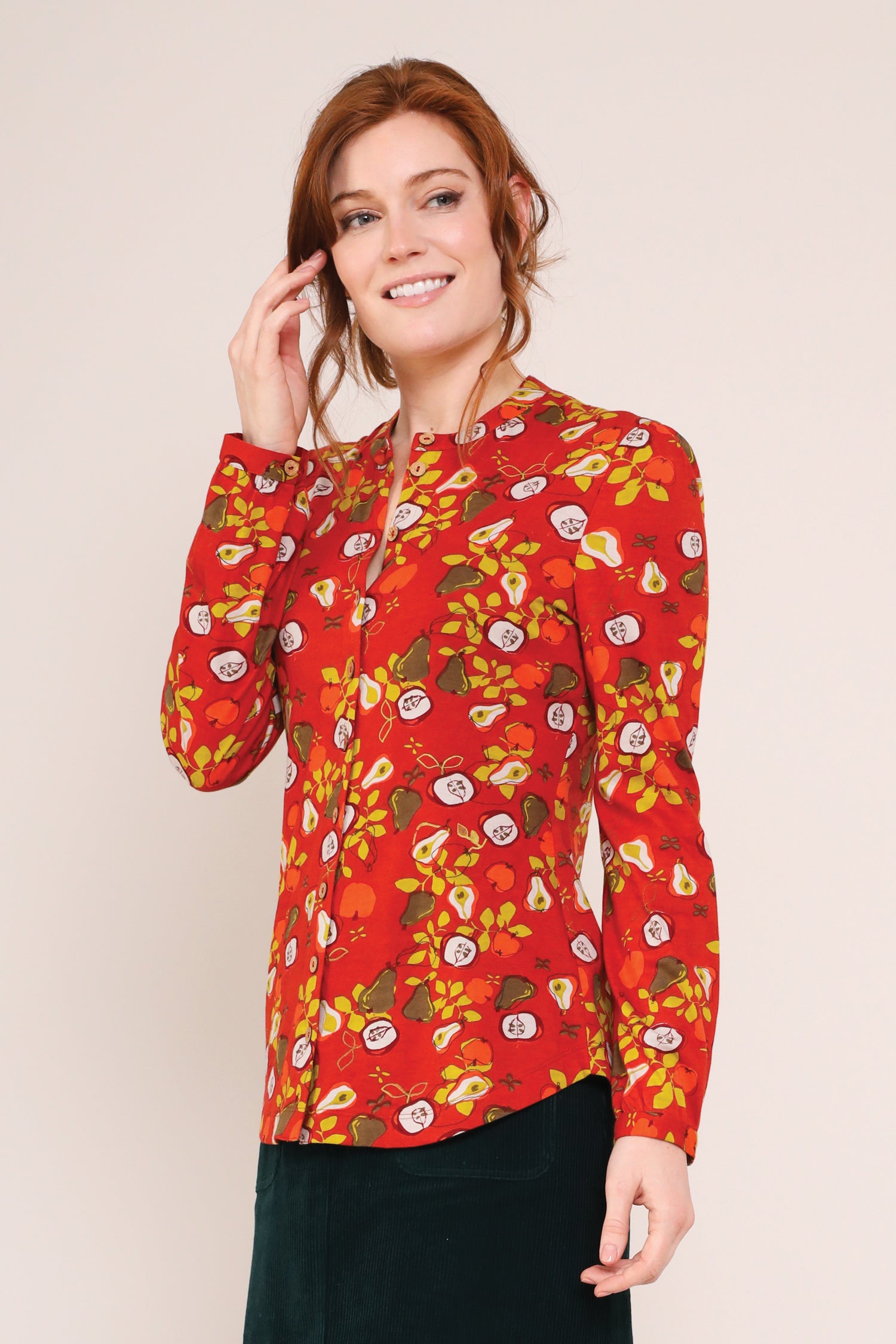 Gathered Sleeve Shirt