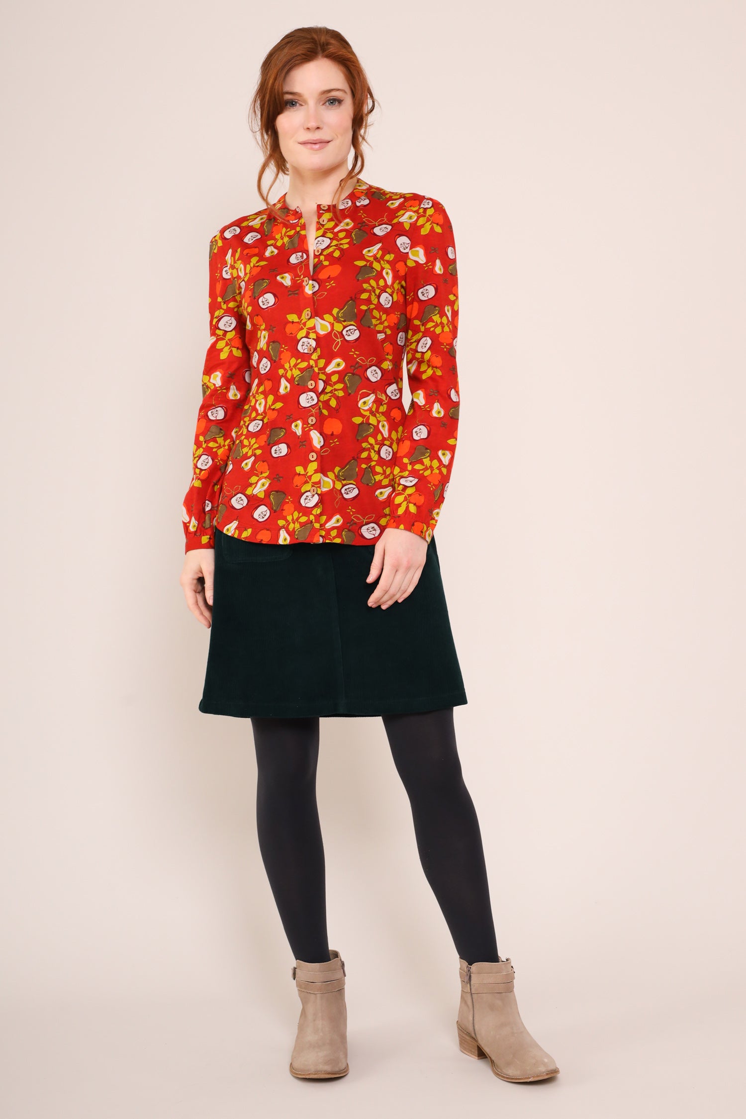 Gathered Sleeve Shirt