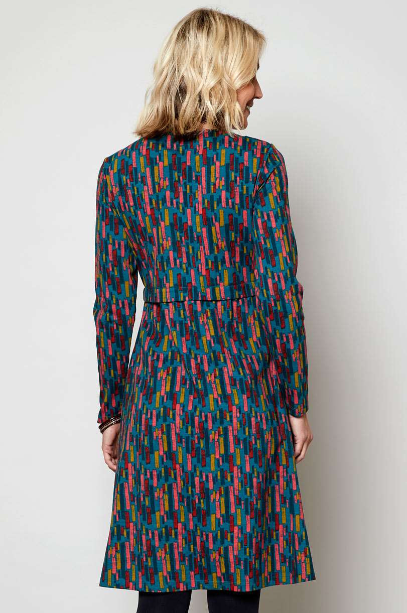 BU2091 Organic Cotton Button Detail Dress