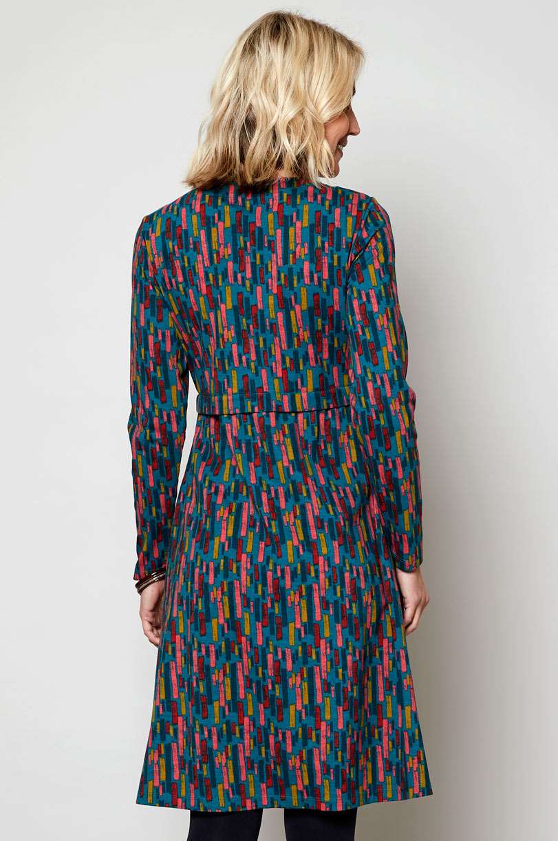 BU2091 Organic Cotton Button Detail Dress