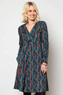 BU2091 Organic Cotton Button Detail Dress