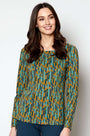 BU4096 Organic Cotton Brush Stroke T-Shirt