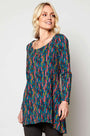 BU5074 Organic Cotton Button Back Tunic