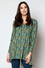 BU5074 Organic Cotton Button Back Tunic