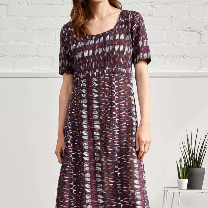 BW2084 Slub Midi Dress