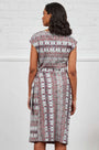 BW2119 Tie Side Jersey Dress