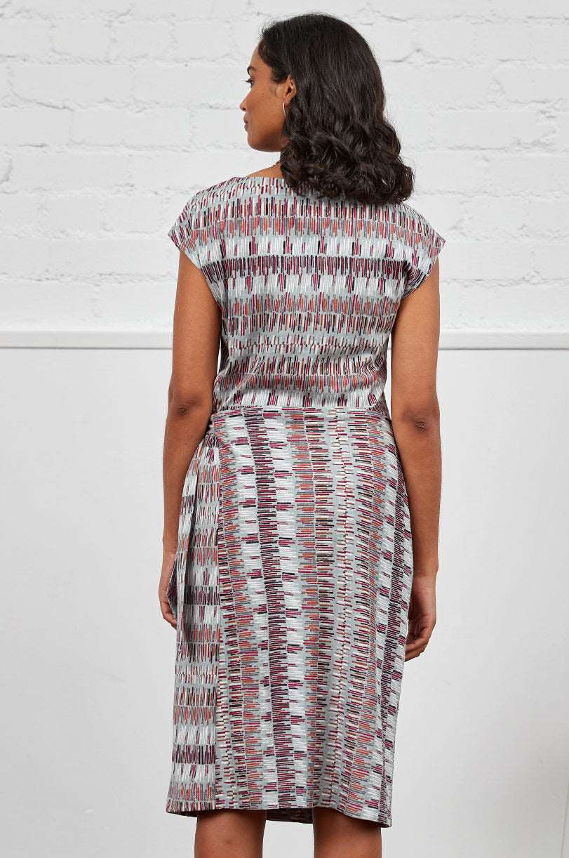 BW2119 Tie Side Jersey Dress