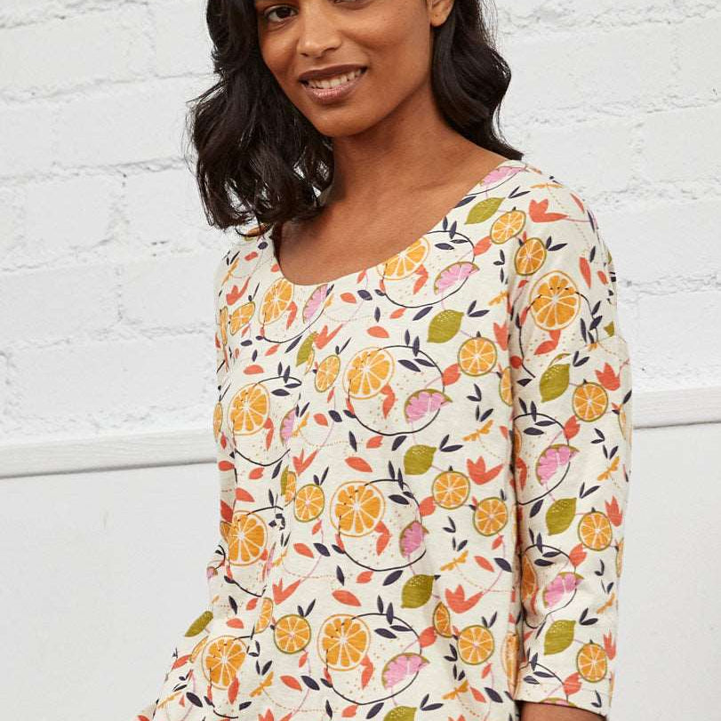 CT4125 3/4 Sleeve Jersey Top