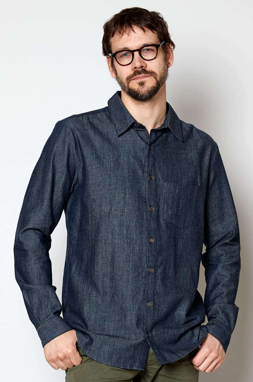 DC9002 Mens Denim Look Shirt