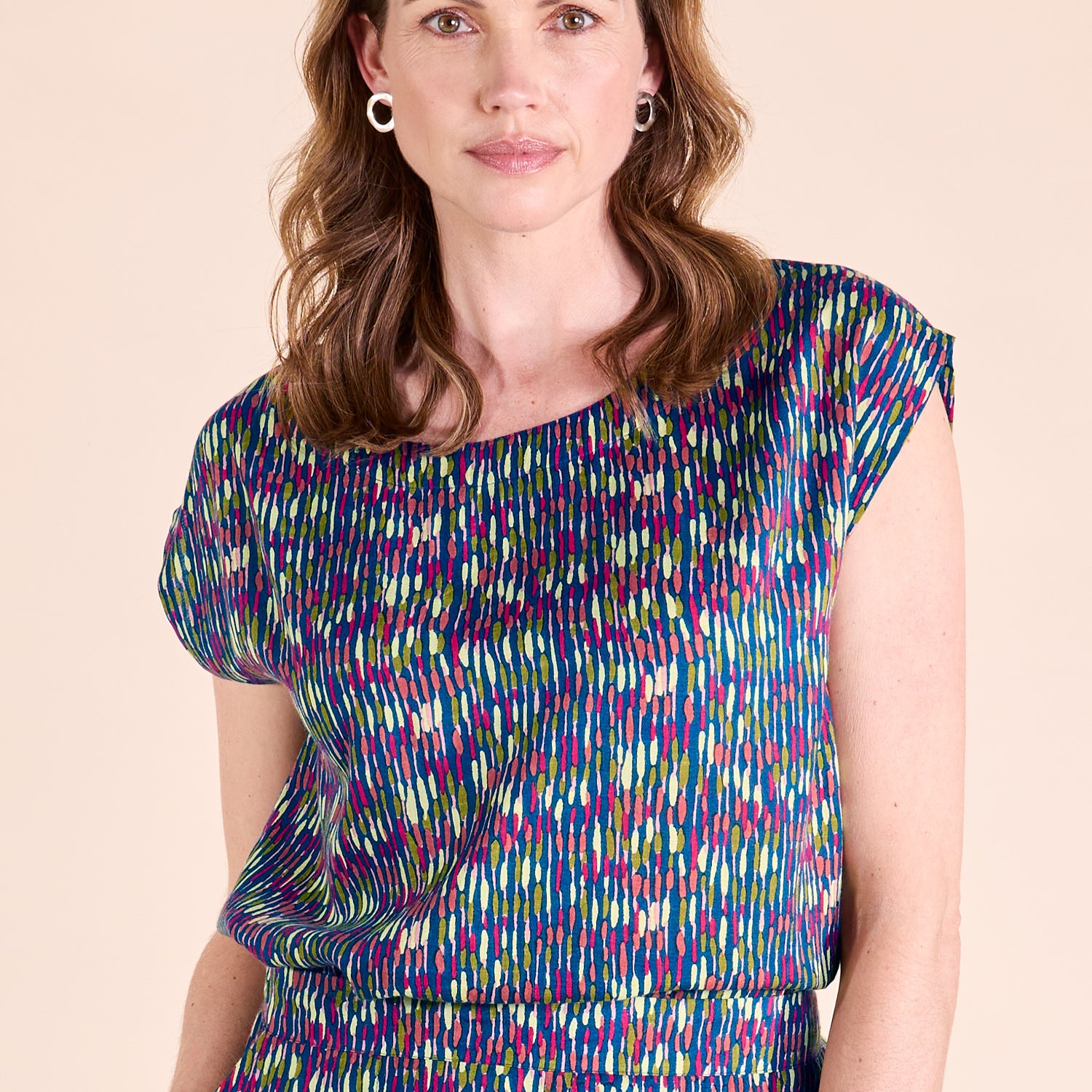 SS25 Boat Neck Easy Top - Jet