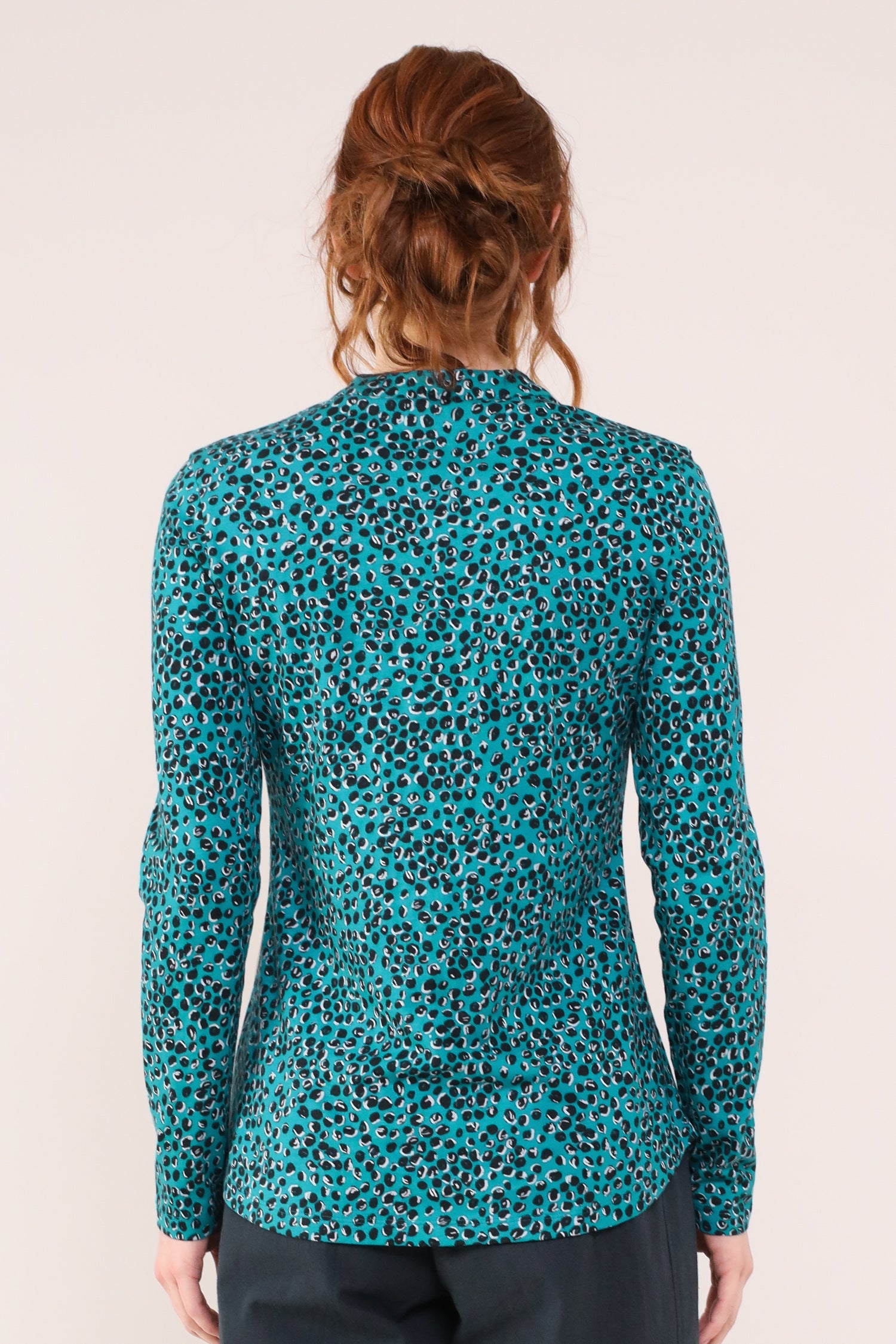GOTS Nehru collar jersey Top