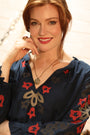 Thunder Colour Embroidered Top