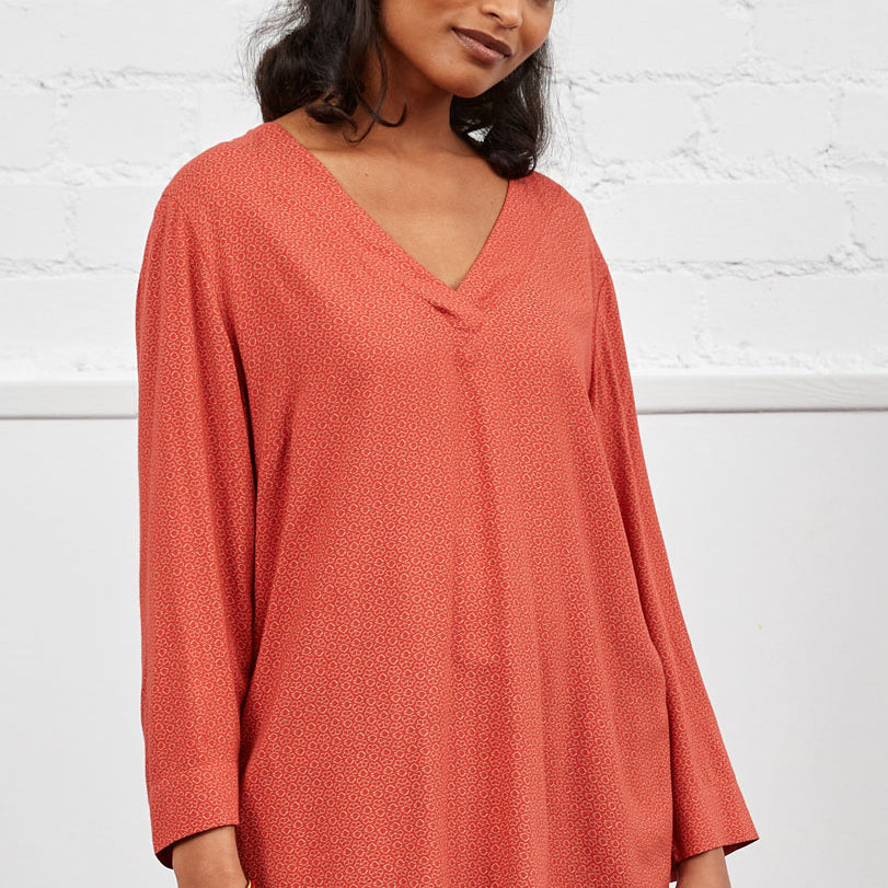 FN4129 3/4 Sleeve Top