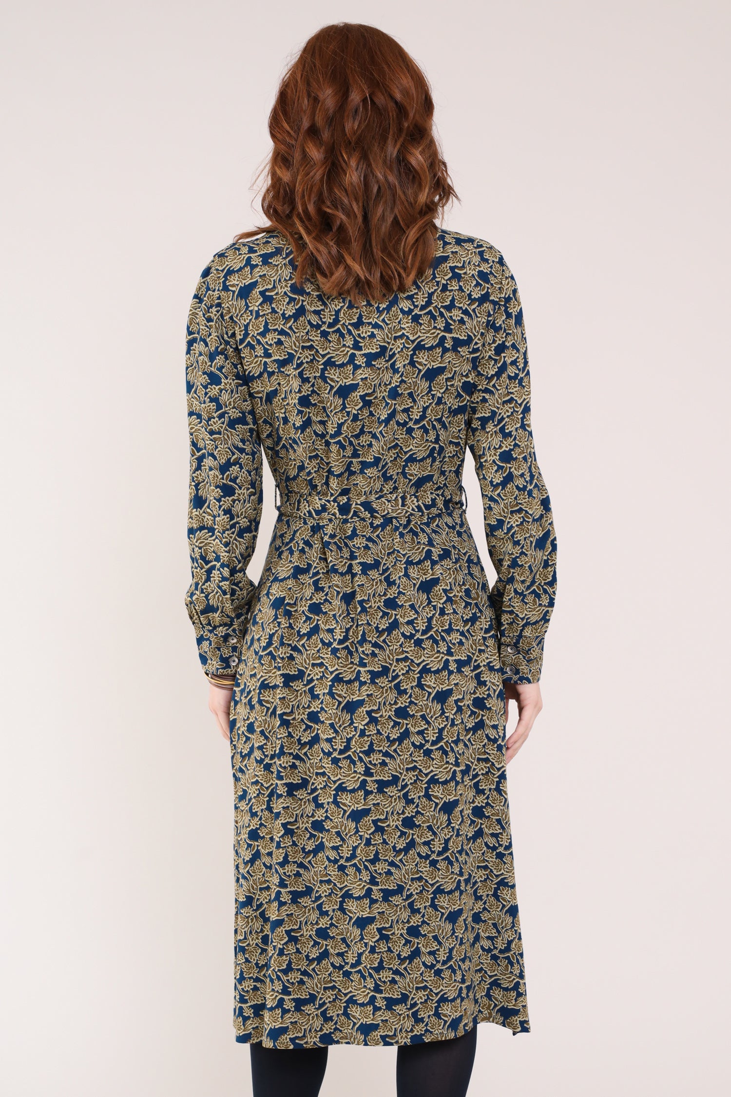 Viscose Shirt Dress - Back side