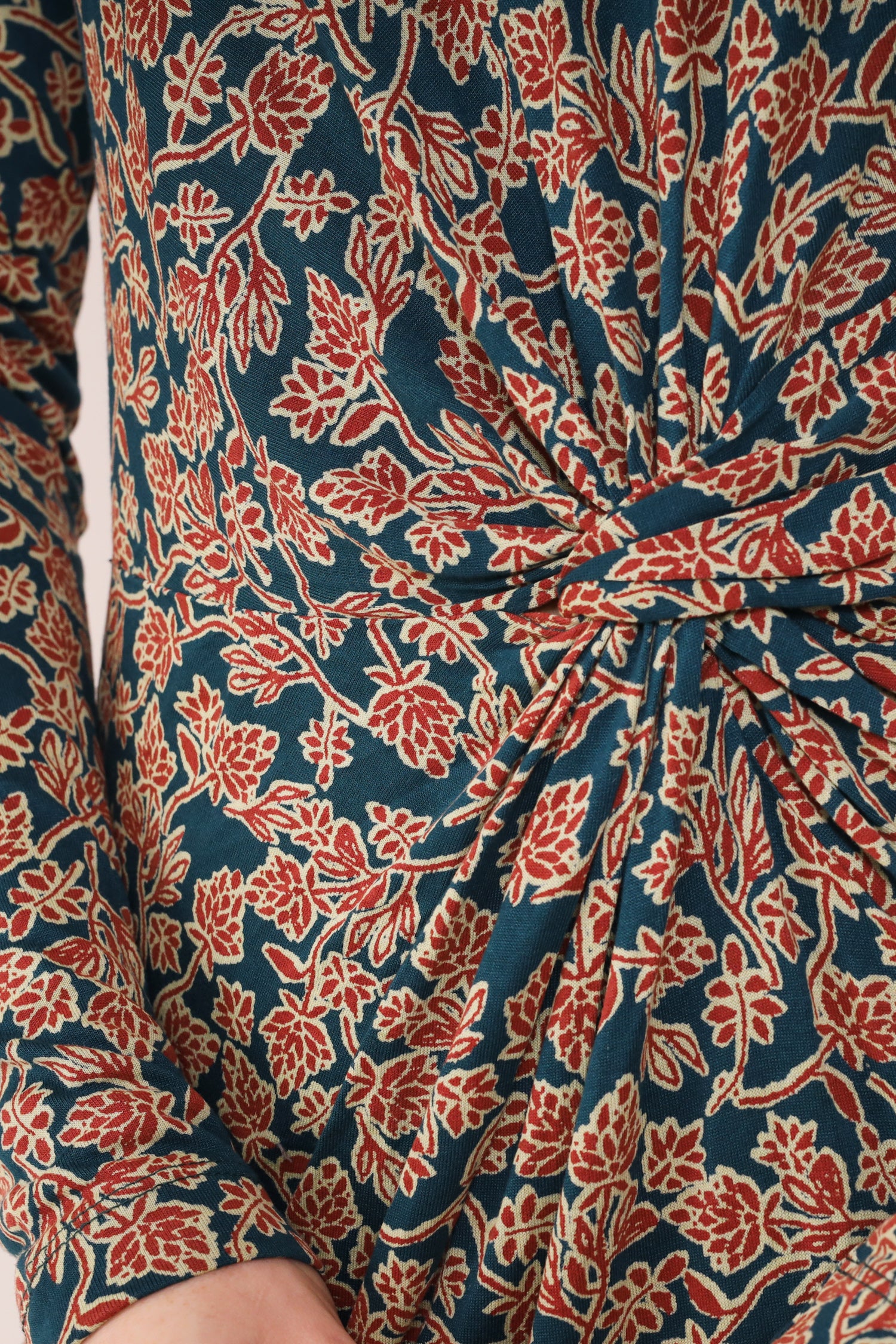 Twist Front Dress - Closeup