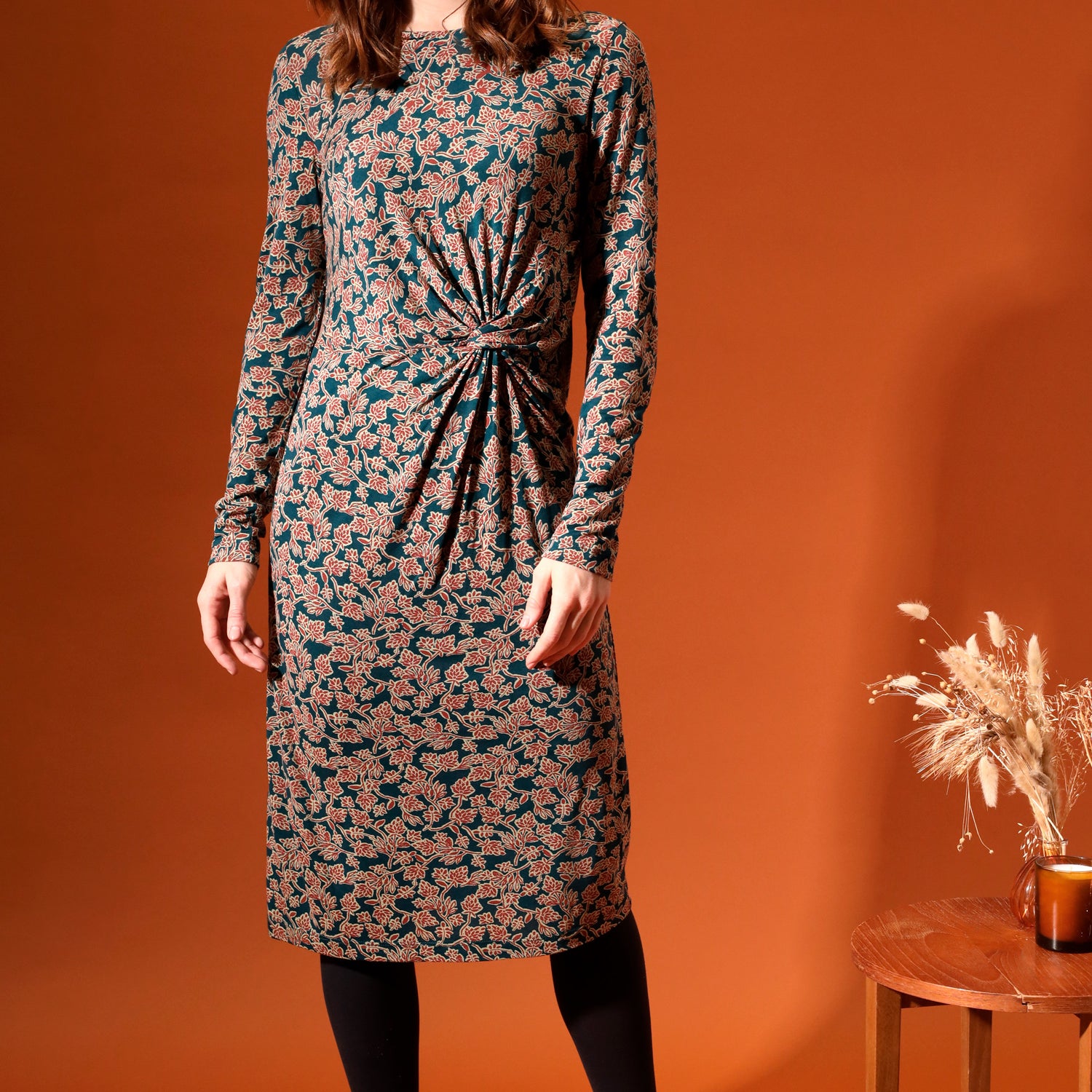 Twist Front Dress