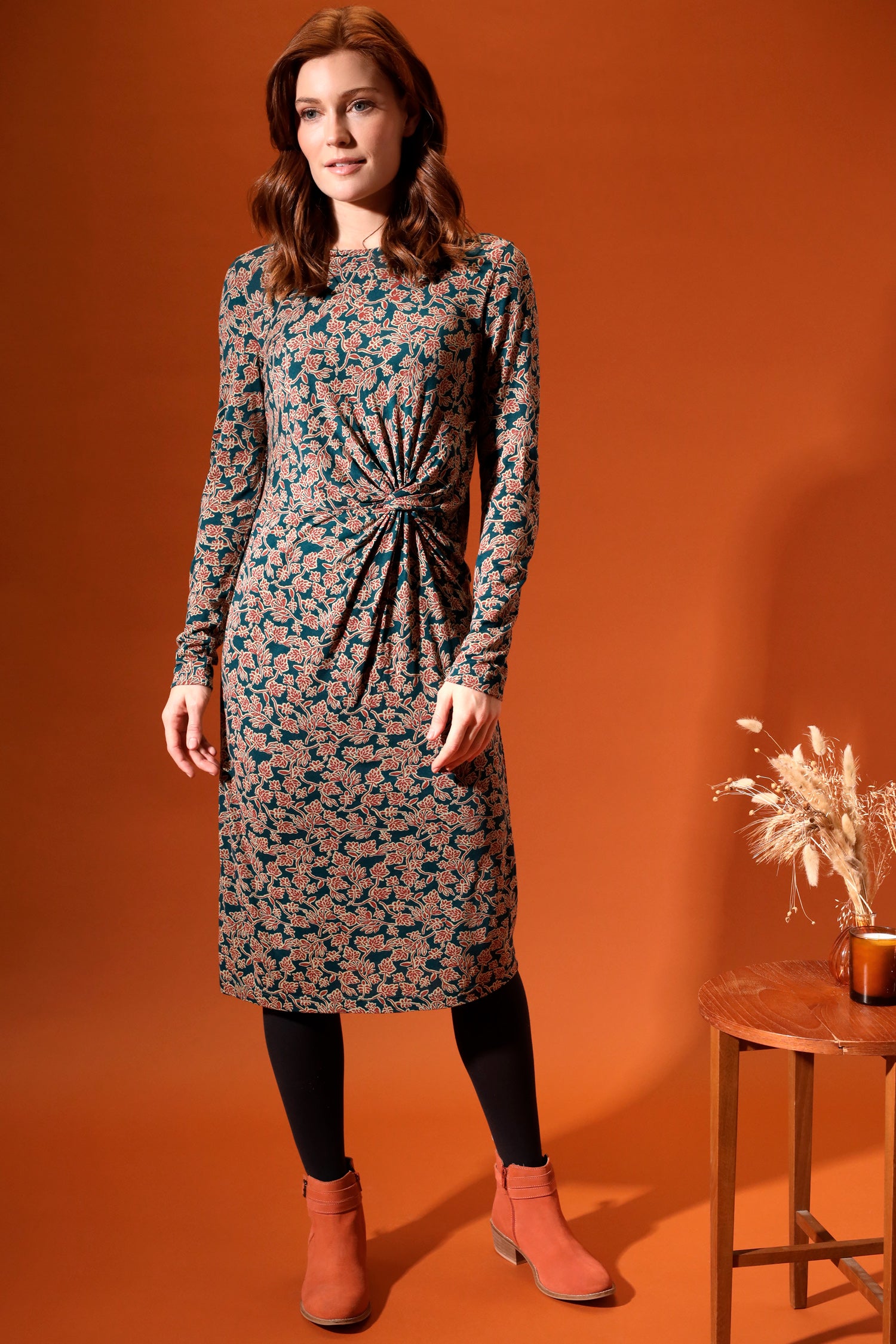 Twist Front Dress