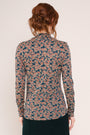 Ecovero Polo Neck Top - Back