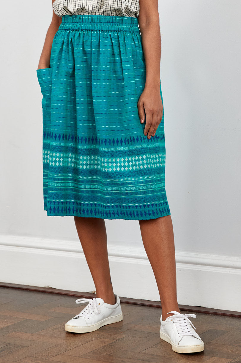 GJ8039 Gathered Skirt