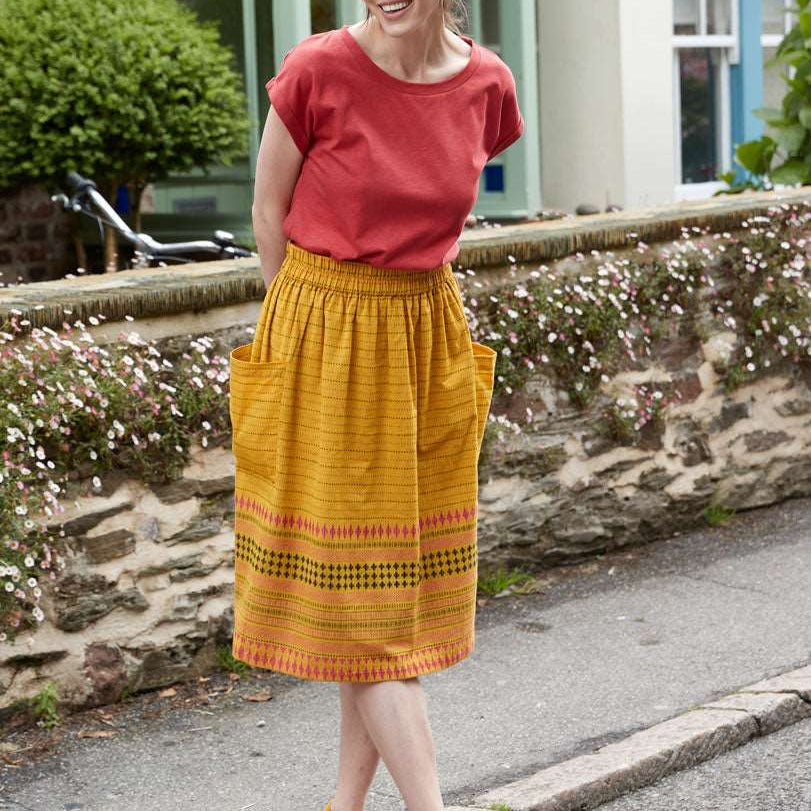 GJ8039 Gathered Skirt