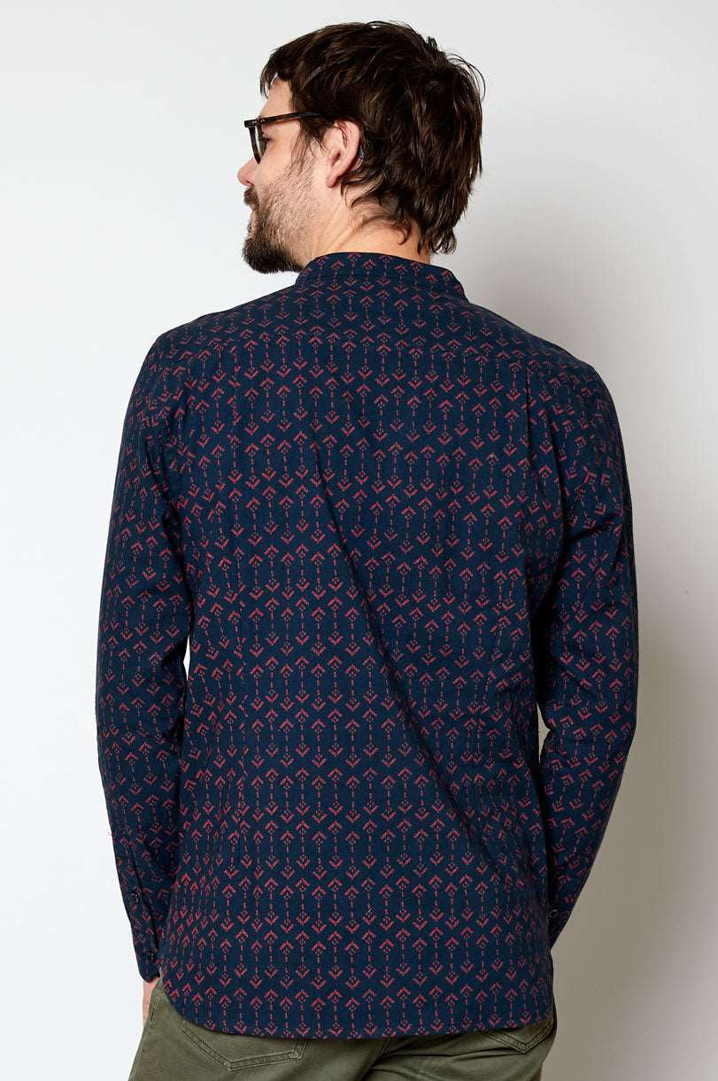 JV9008 Javari Mandarin Collar Shirt