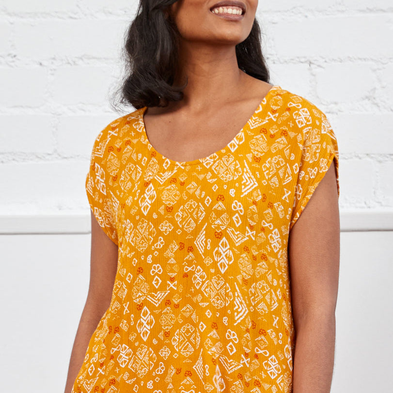 KA4103 Kas Print Top