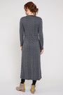 Ecovero Wrap Front Midi Dress - Back side