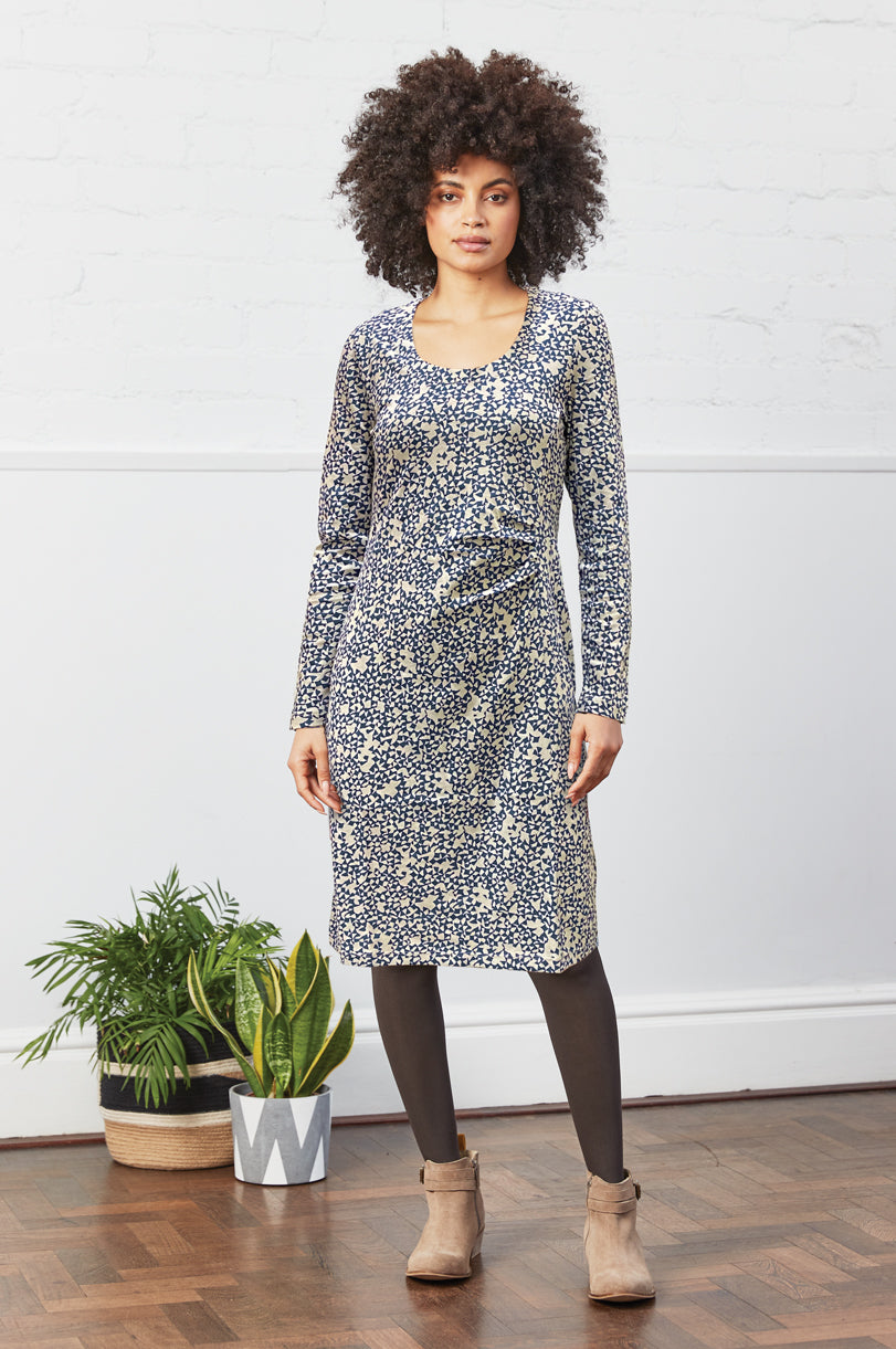 KP2135 Ruched Side Dress