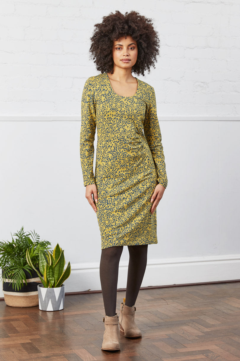KP2135 Ruched Side Dress