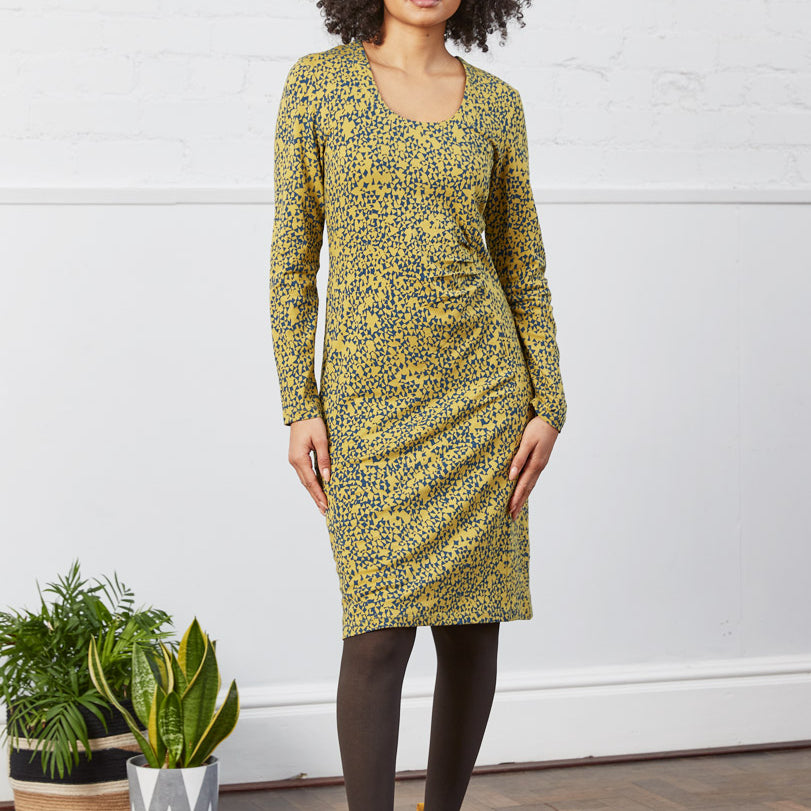 KP2135 Ruched Side Dress