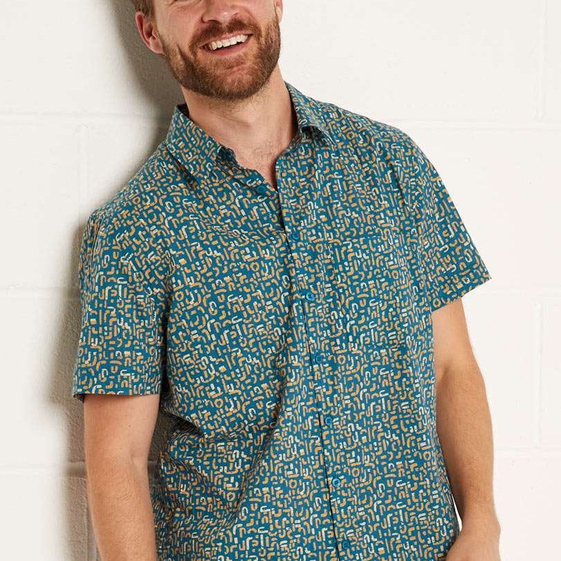 MZ9001 Men's Shortsleeve Maze Shirt