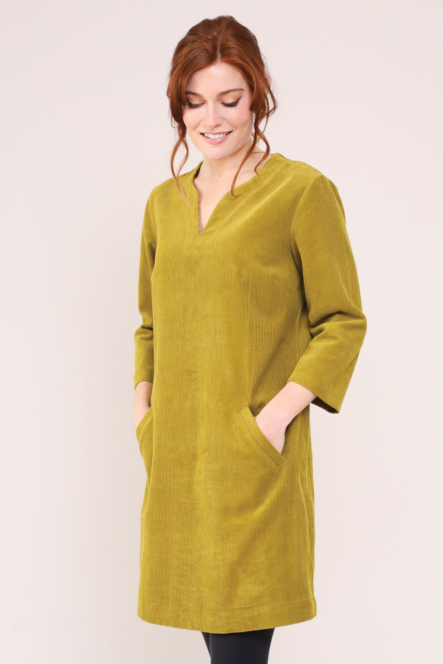 Cotton Chunky Cord Tunic Dress Cotton Chunky Cord Tunic Dress