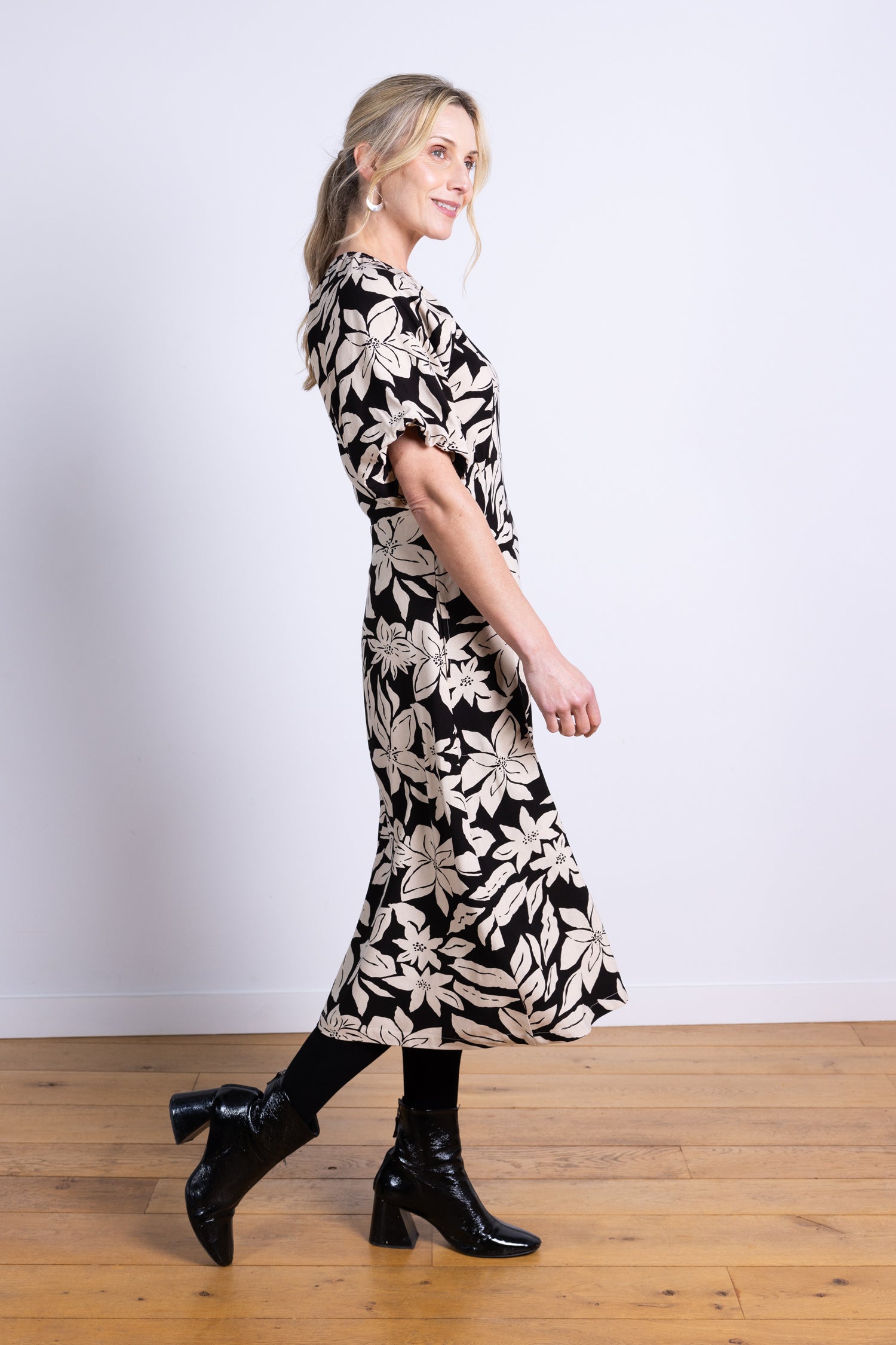 AW25 Puff Sleeve Dress - Black