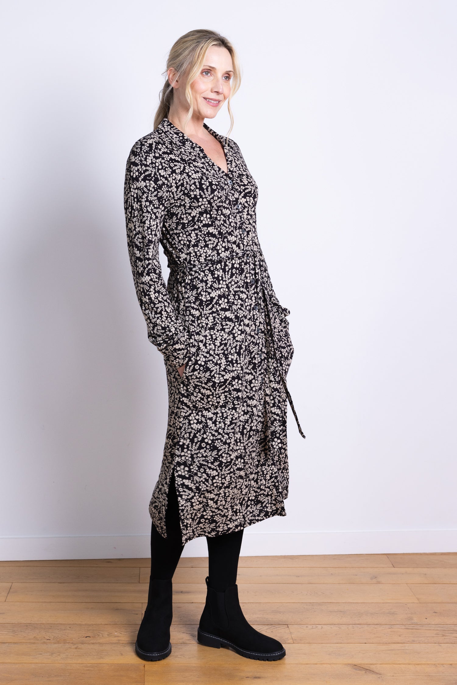 AW25 Shirt Dress -Alabaster