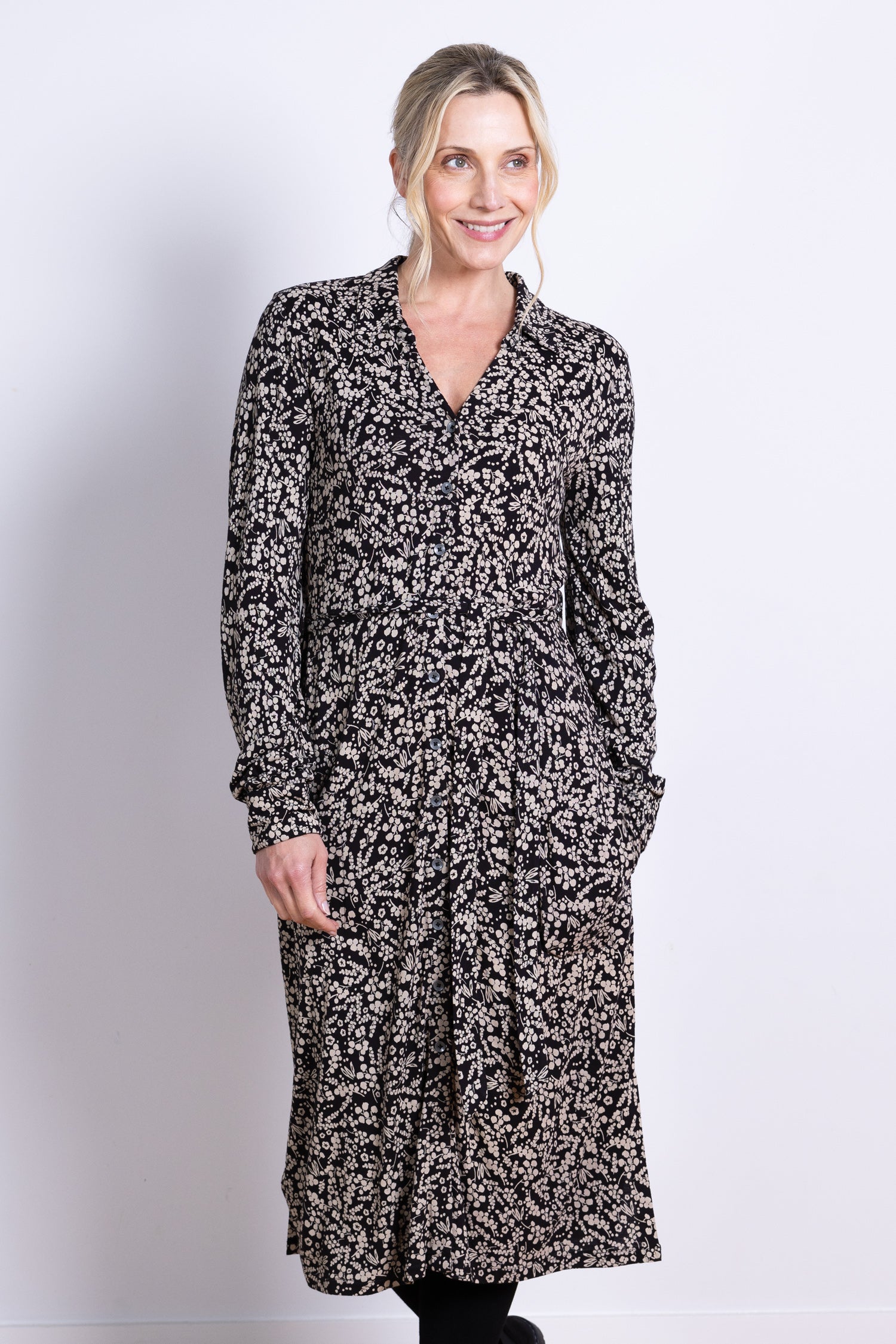 AW25 Shirt Dress -Alabaster