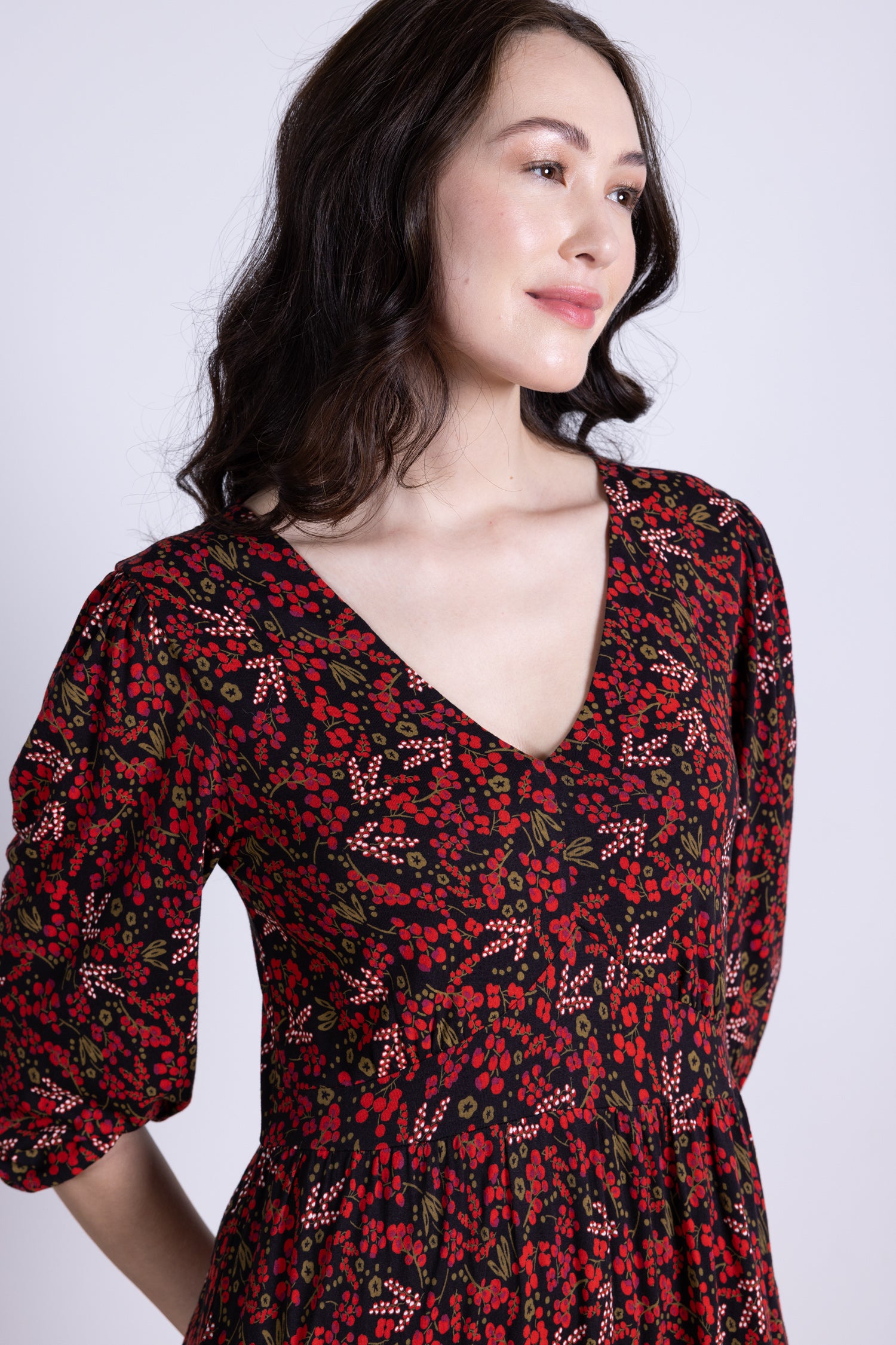 AW25 Puff Sleeve Maxi Dress - Jam