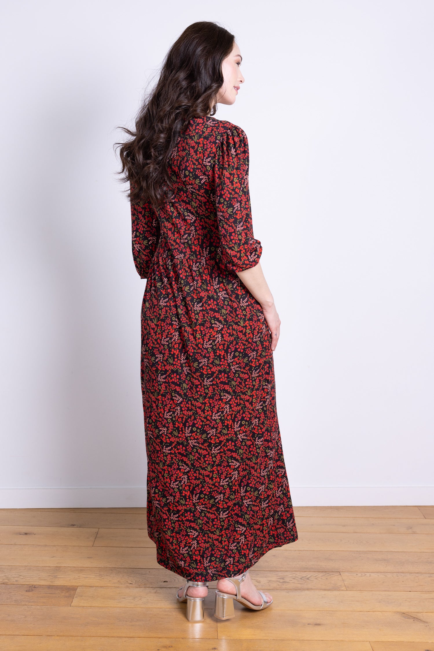AW25 Puff Sleeve Maxi Dress - Jam