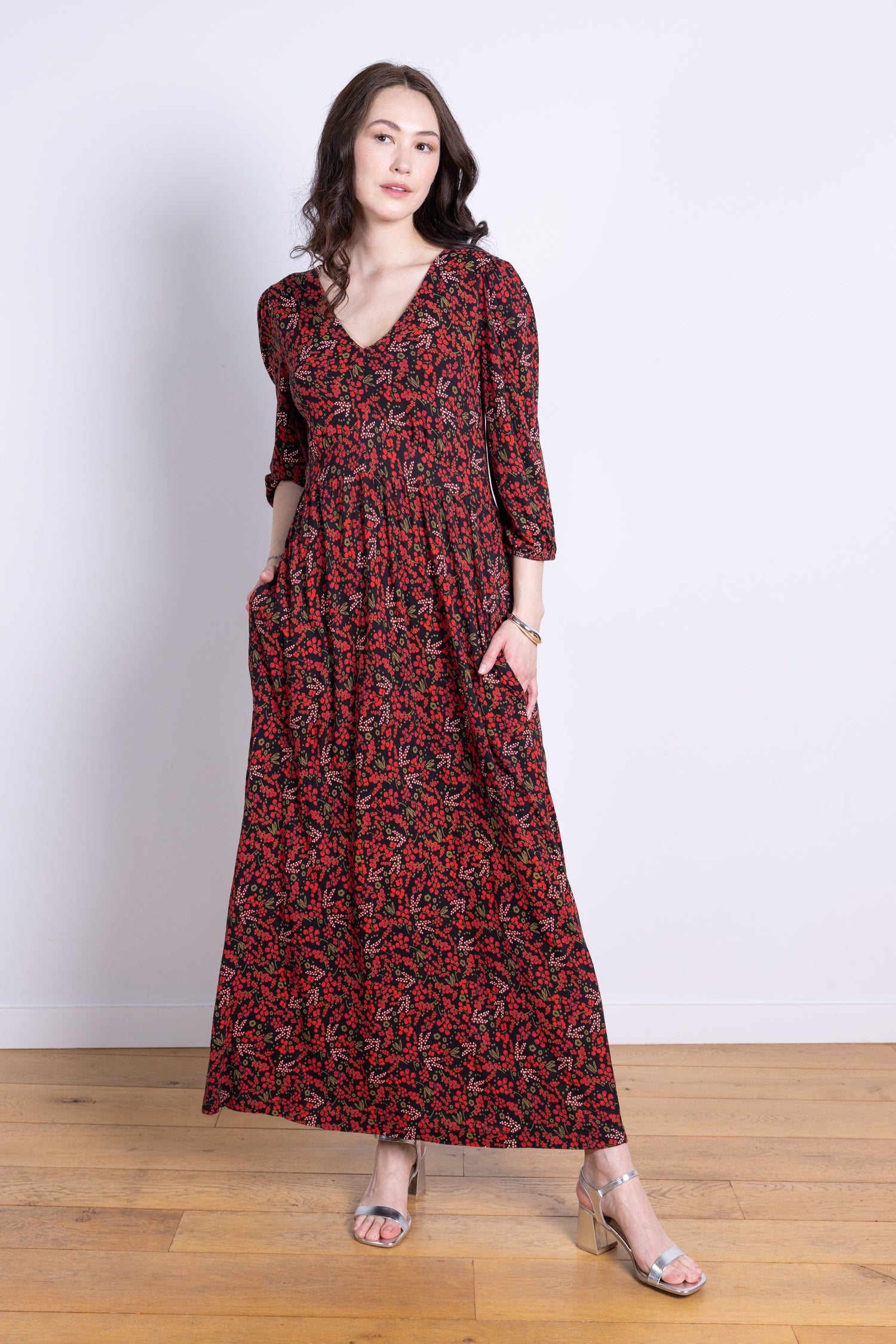 AW25 Puff Sleeve Maxi Dress - Jam