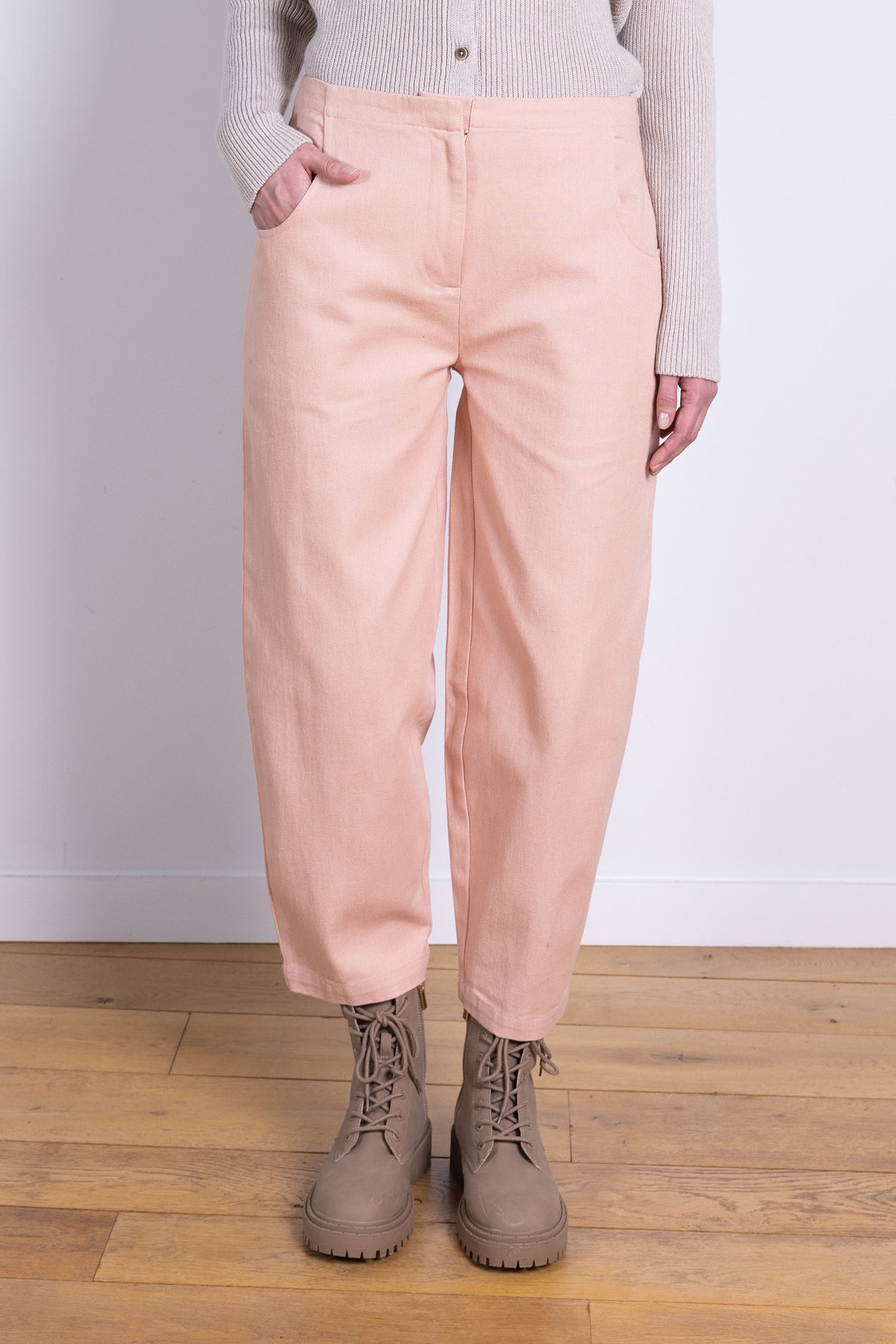 AW25 Cropped Trouser - Parfait