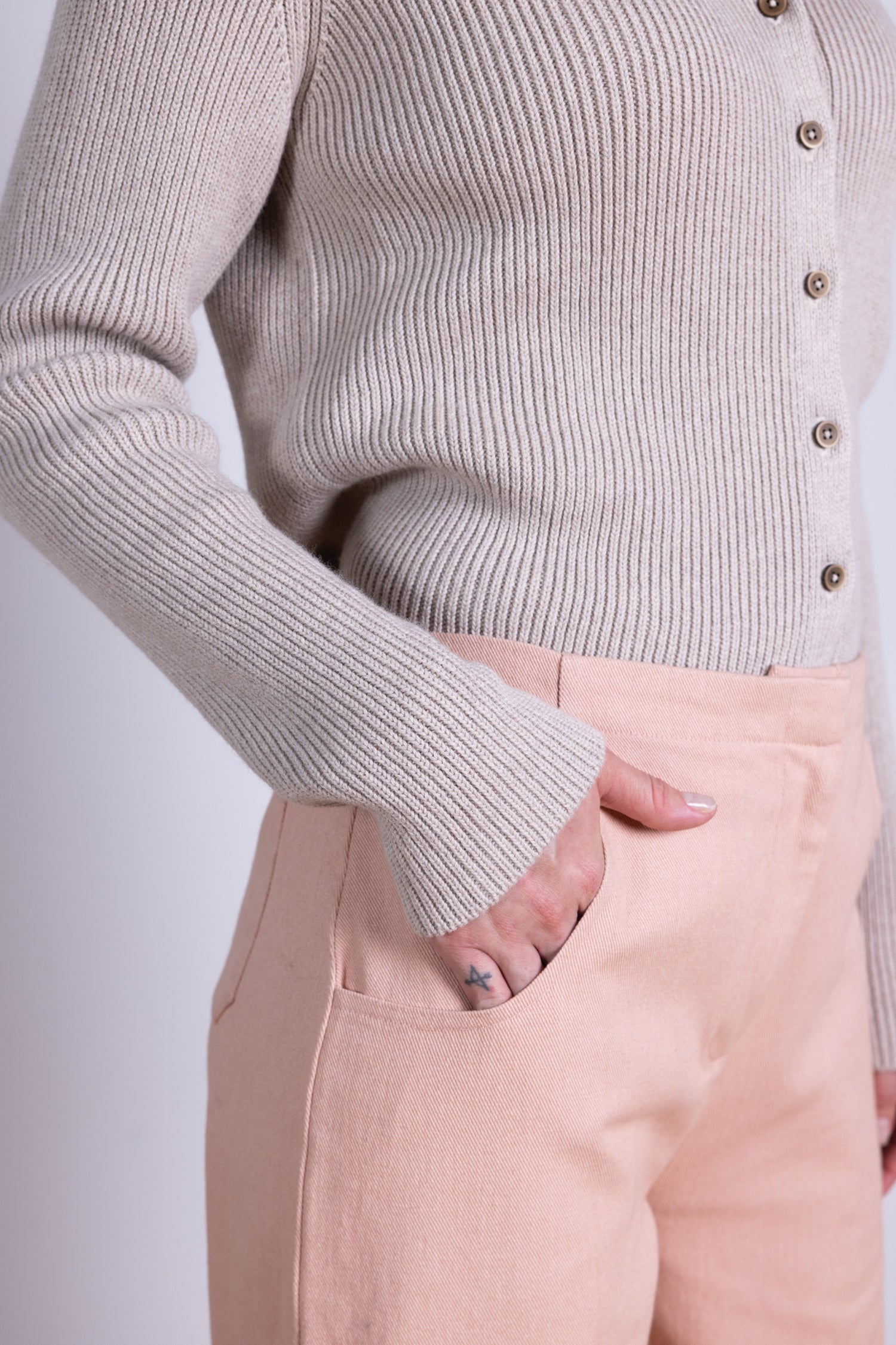 AW25 Cropped Trouser - Parfait