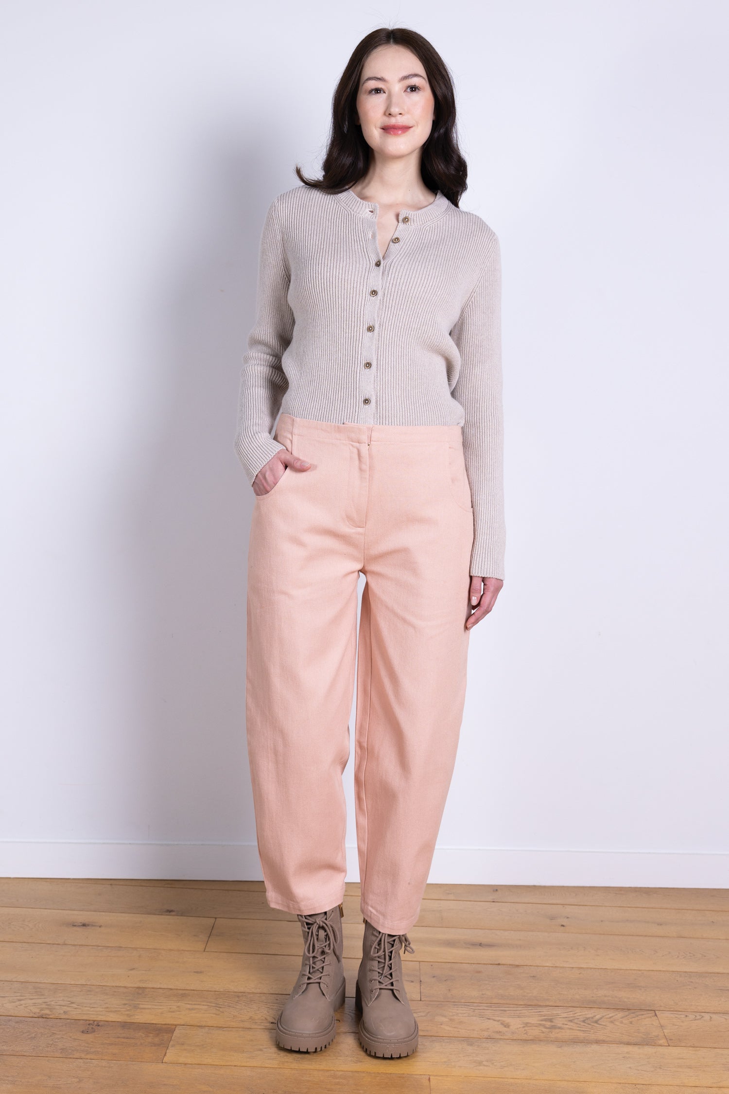 AW25 Cropped Trouser - Parfait