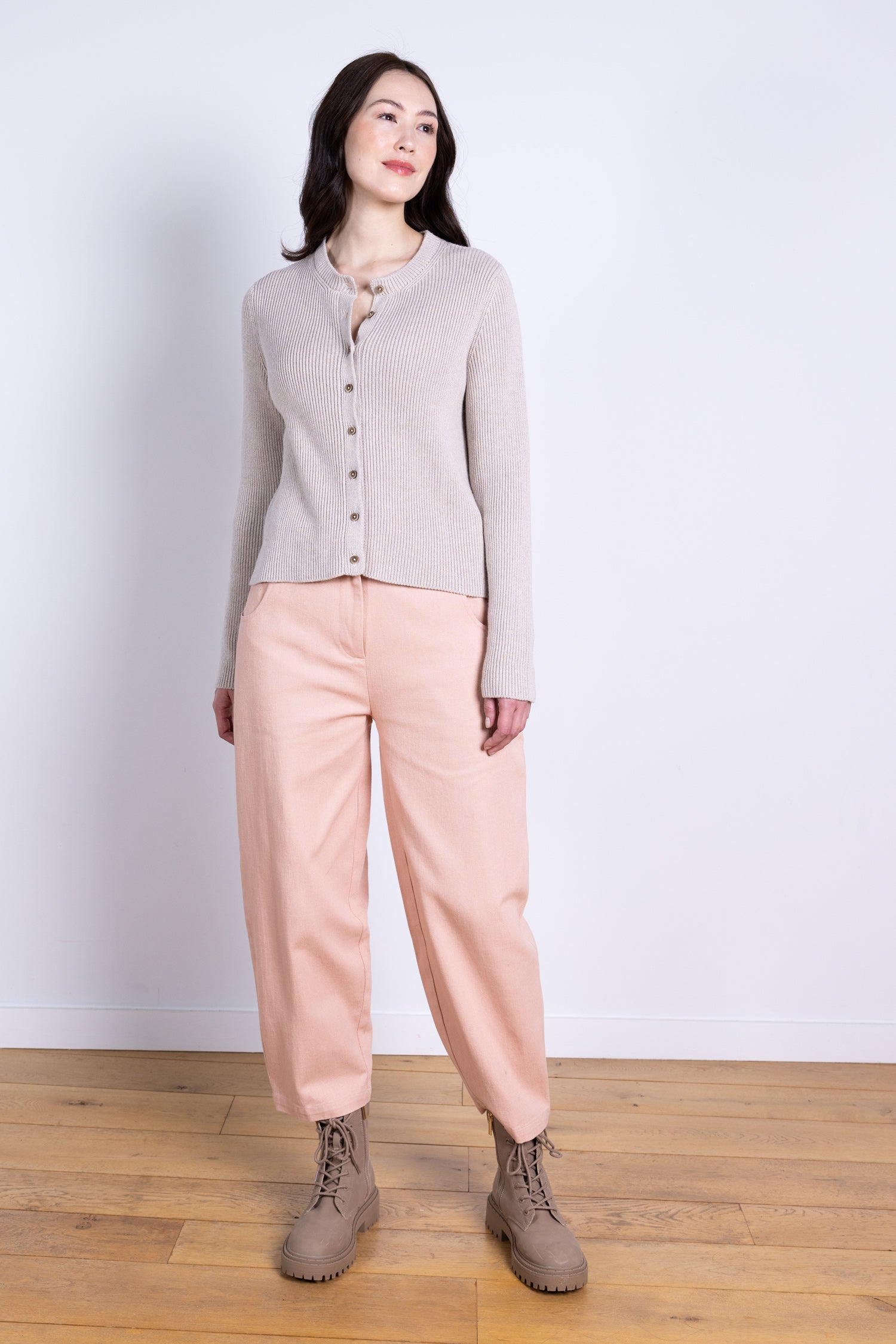AW25 Cropped Trouser - Parfait