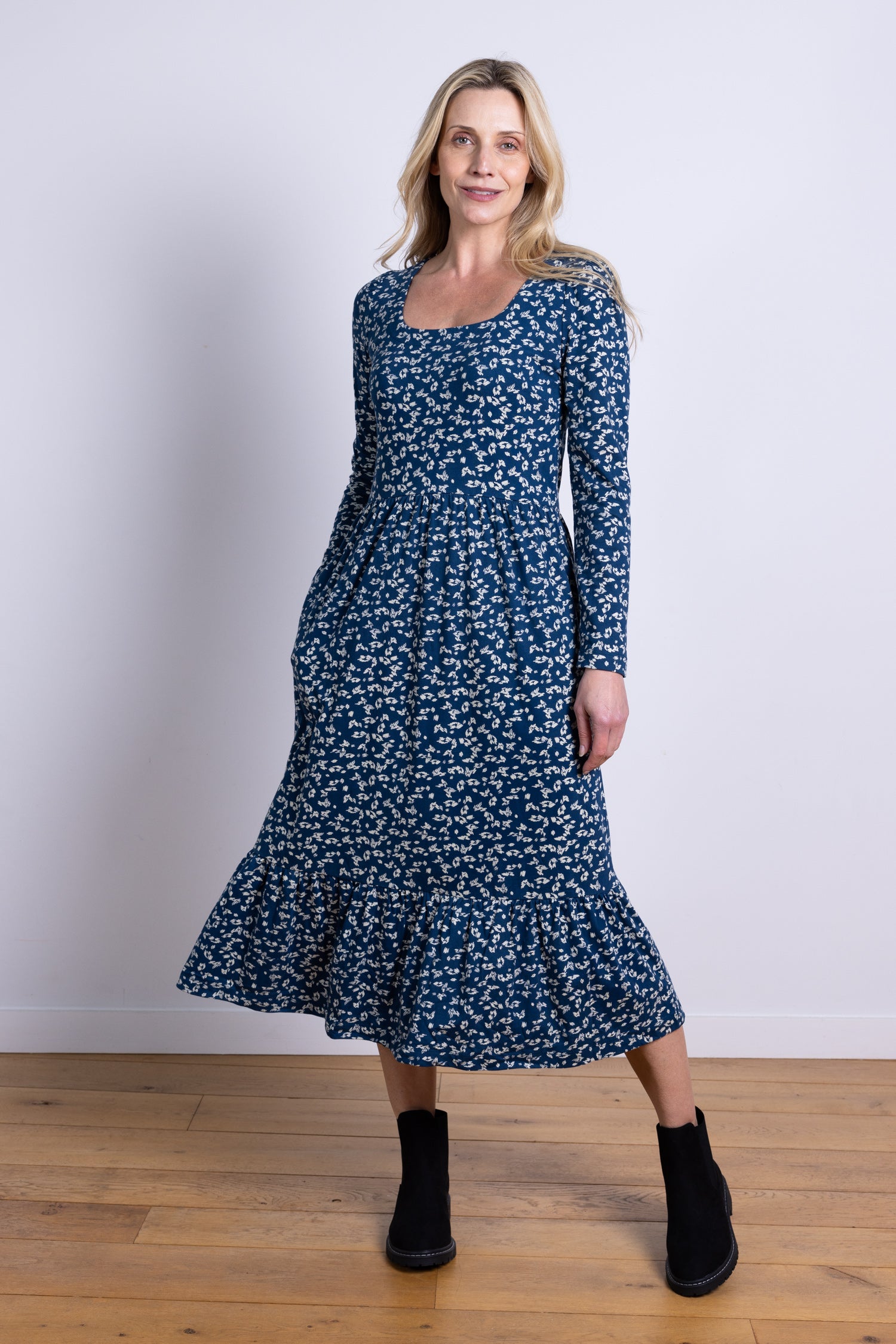 AW25 Tiered Dress - Oxford