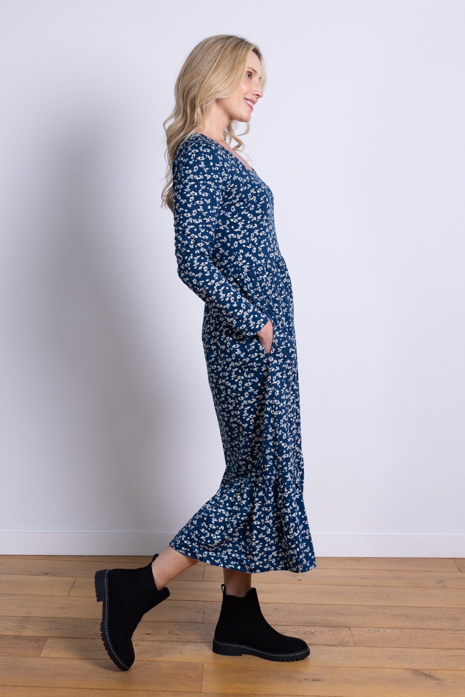 AW25 Tiered Dress - Oxford