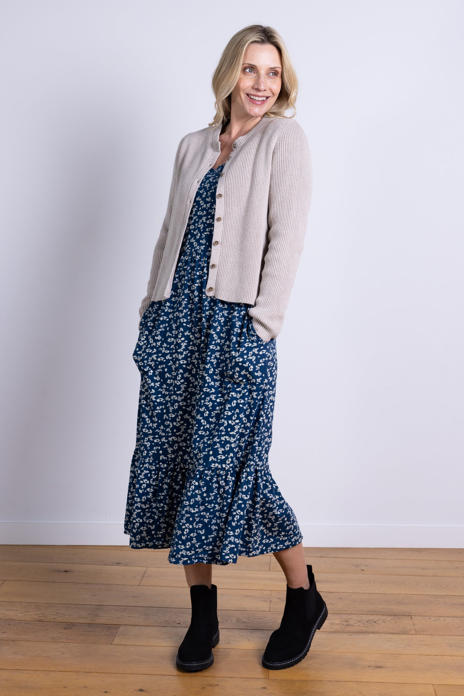 AW25 Tiered Dress - Oxford