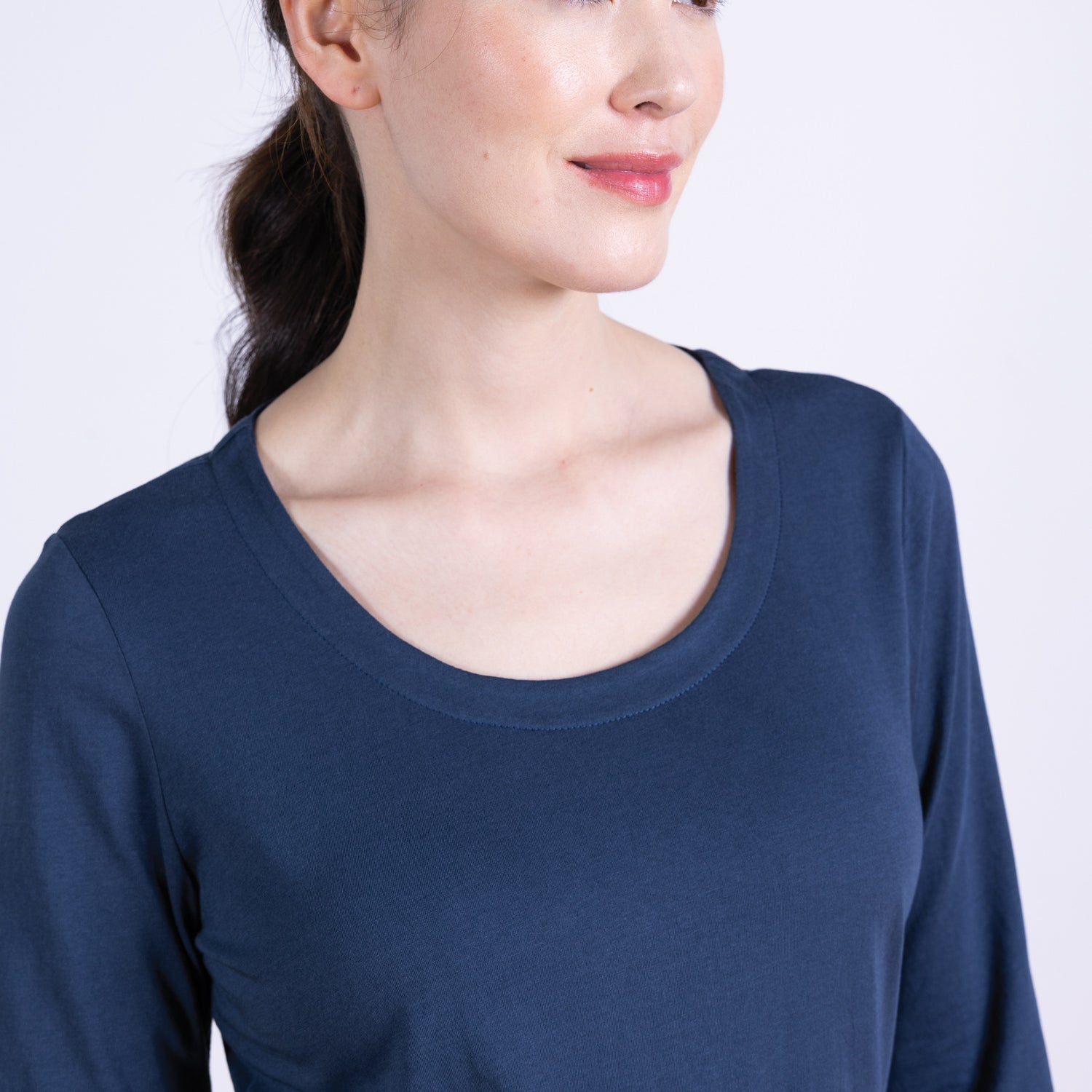 AW25 Round Neck Top - Oxford