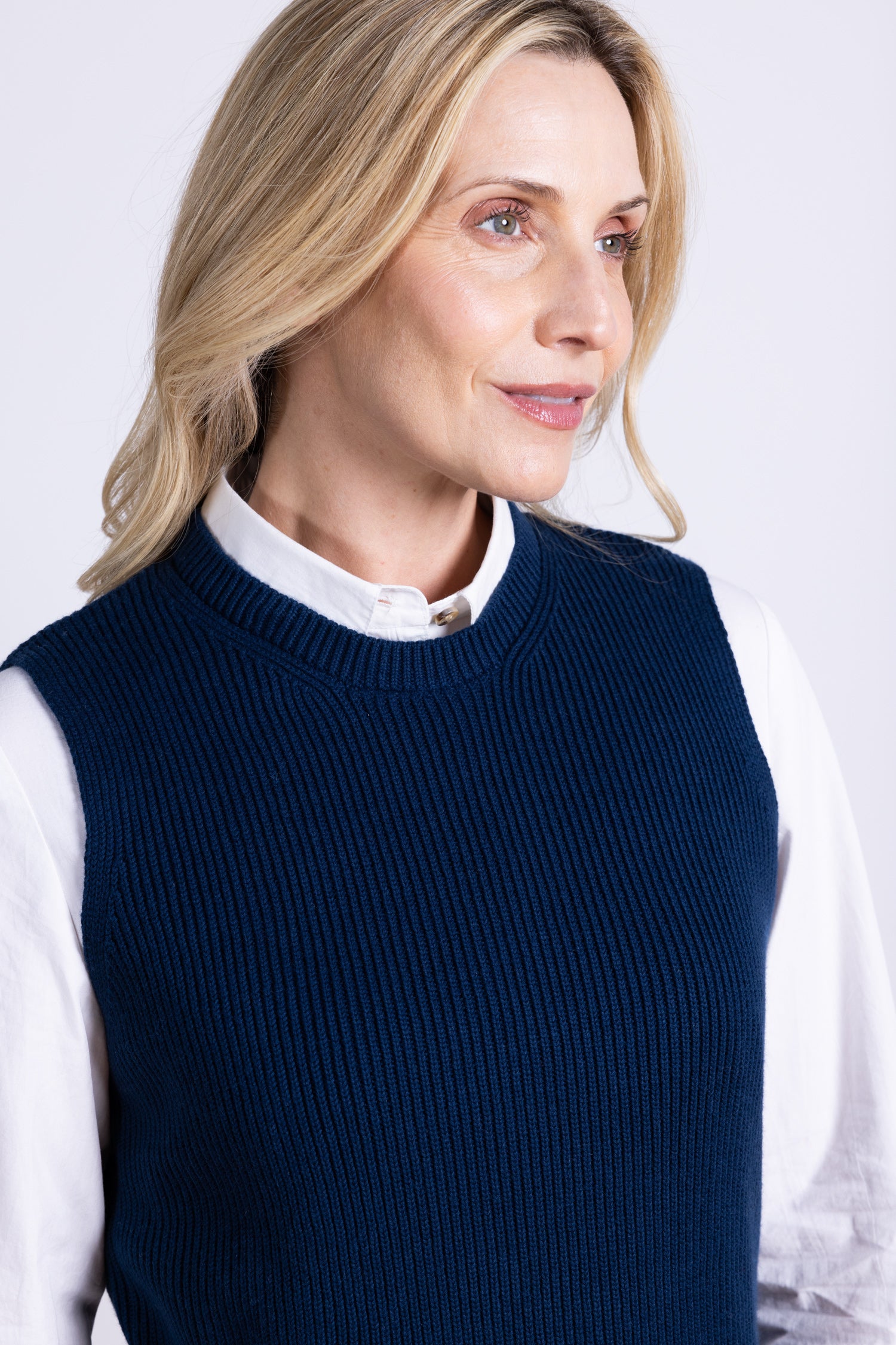 AW25 Knitted Vest - Thunder