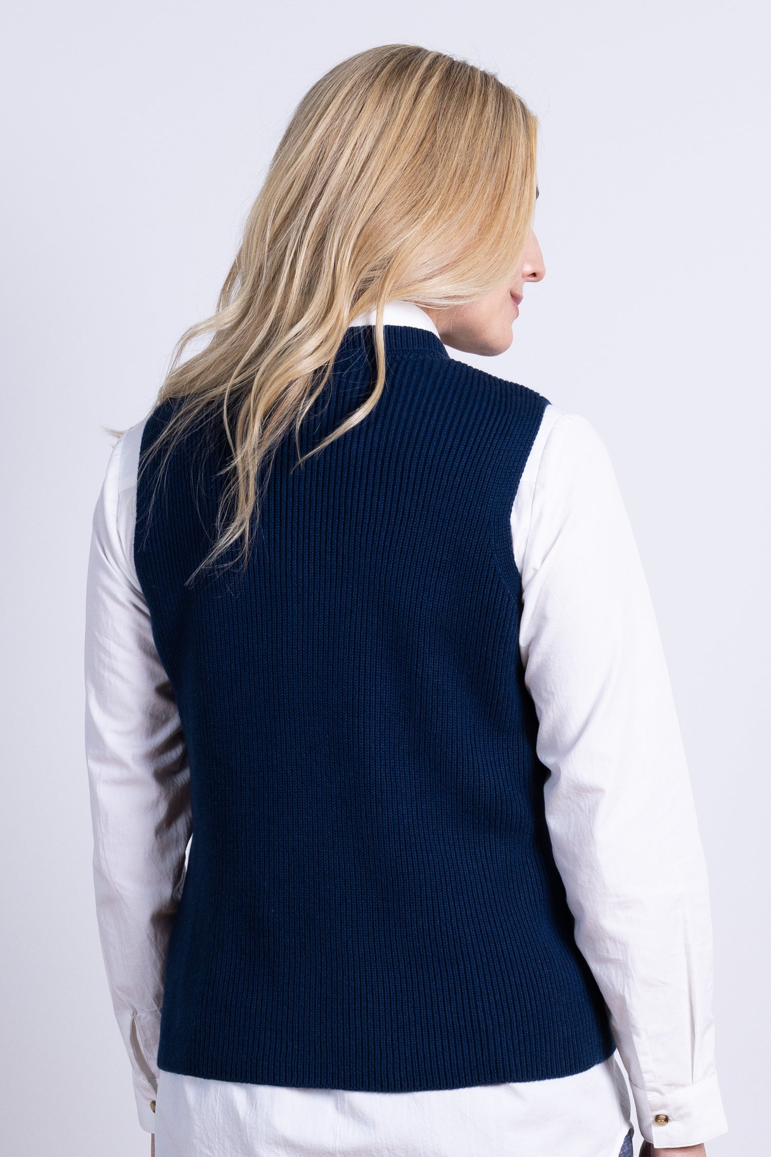 AW25 Knitted Vest - Thunder