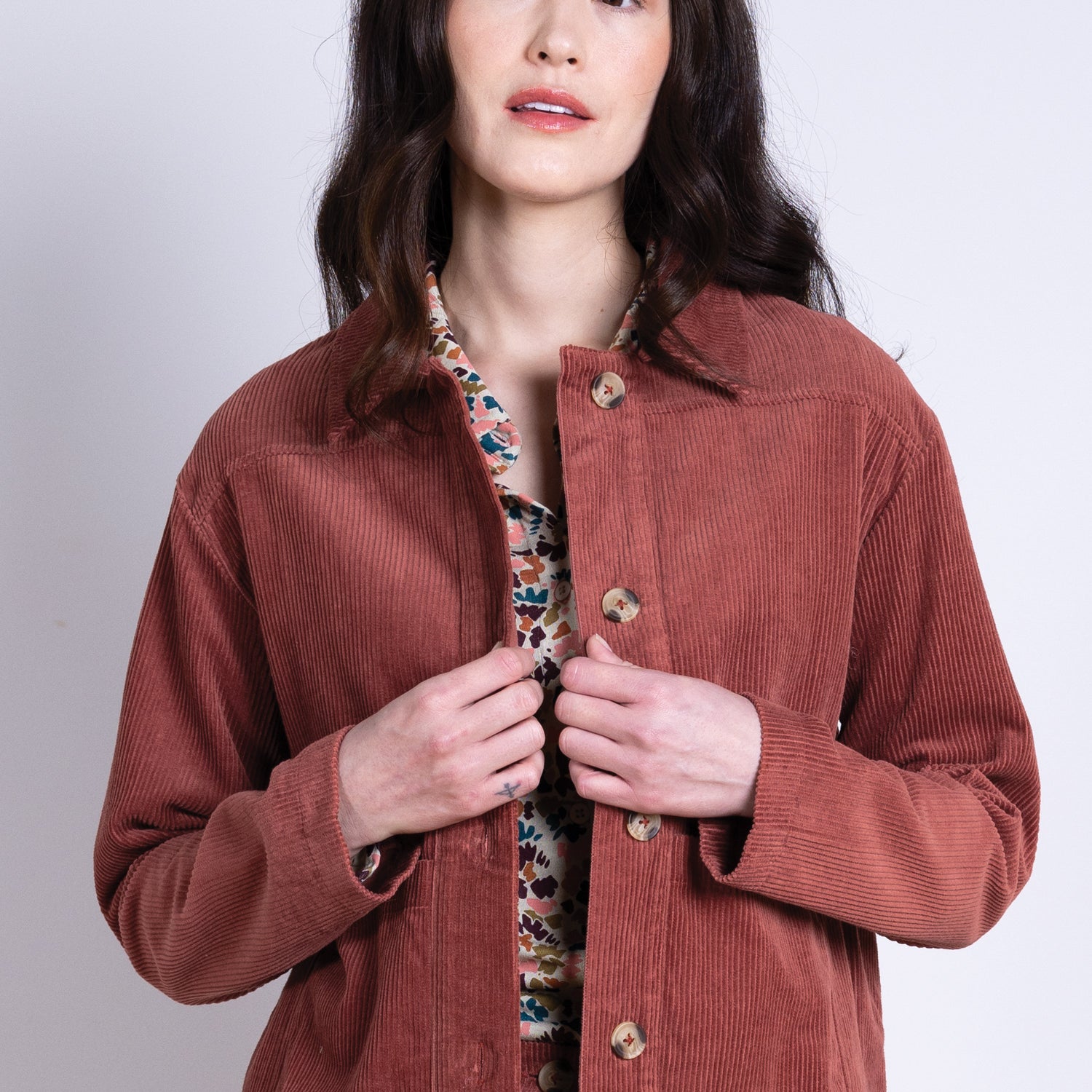 AW25 Cord Jacket - Rose