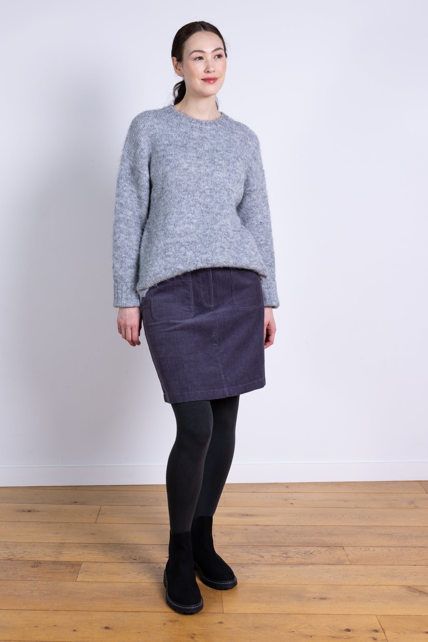 AW25 Pocket Mini Skirt - Plum